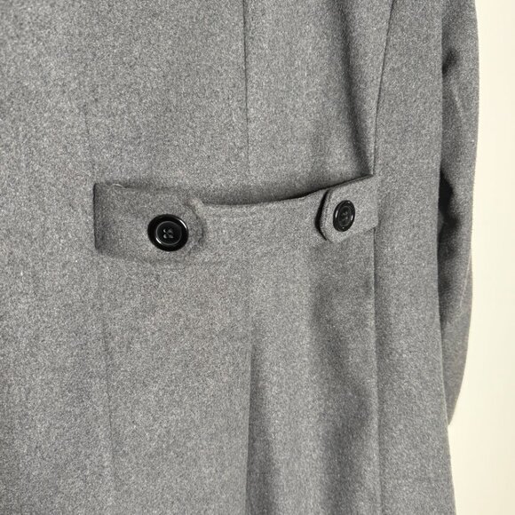 Zhanyibo Gray Peacoat - M - Picture 4 of 8